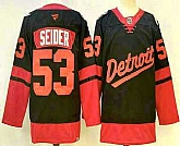 Men's Detroit Red Wings #53 Moritz Seider Black 2025 Stadium Series Stitched Jersey,baseball caps,new era cap wholesale,wholesale hats